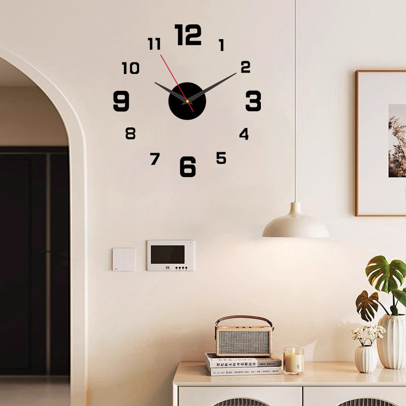 Juego de Reloj de Pared Acrílico Luminoso 3D DIY