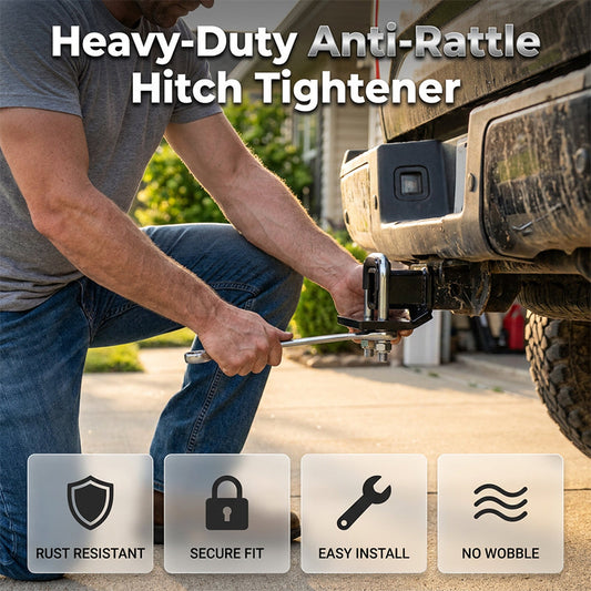 Heavy-Duty Anti-Rattle Hitch Tightener