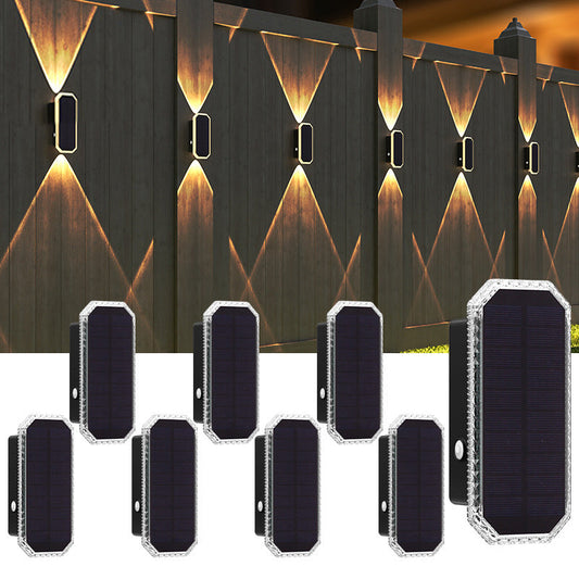Lámpara Solar de Pared con Luz Arriba y Abajo
