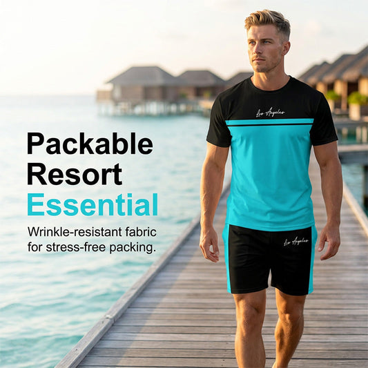 Conjunto de Dos Piezas de Ropa Deportiva Elegante para Hombre