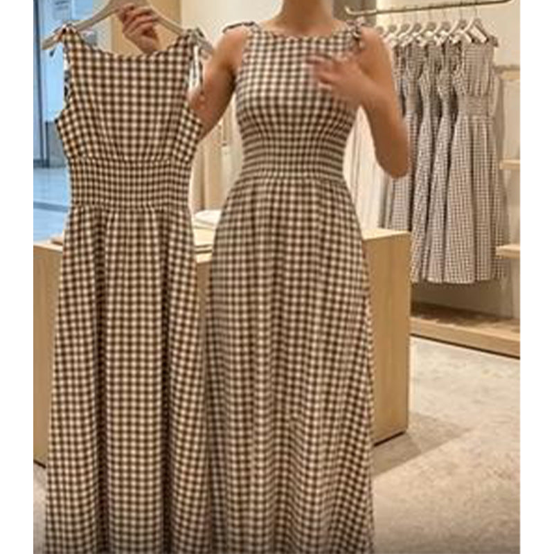Mujeres Retro burbuja manga color sólido corte del hombro vestido
