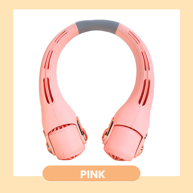 ⏳🔥¡50 % DE DESCUENTO POR TIEMPO LIMITADO! ⏰ Ventilador de Cuello con Aire Acondicionado – Ultrasilencioso, rotación 360°, 3 velocidades. Refrigeración manos libres, larga batería. ¡Esencial para el verano! 😎🌬️