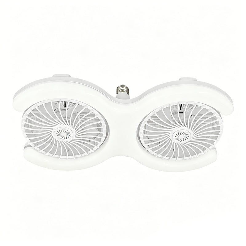 💡🌀 ¡50% OFF! Ventilador de Techo LED Doble Cabeza con Luz – 2 cabezas independientes, 3 velocidades y control remoto – Perfecto para habitaciones grandes ✨