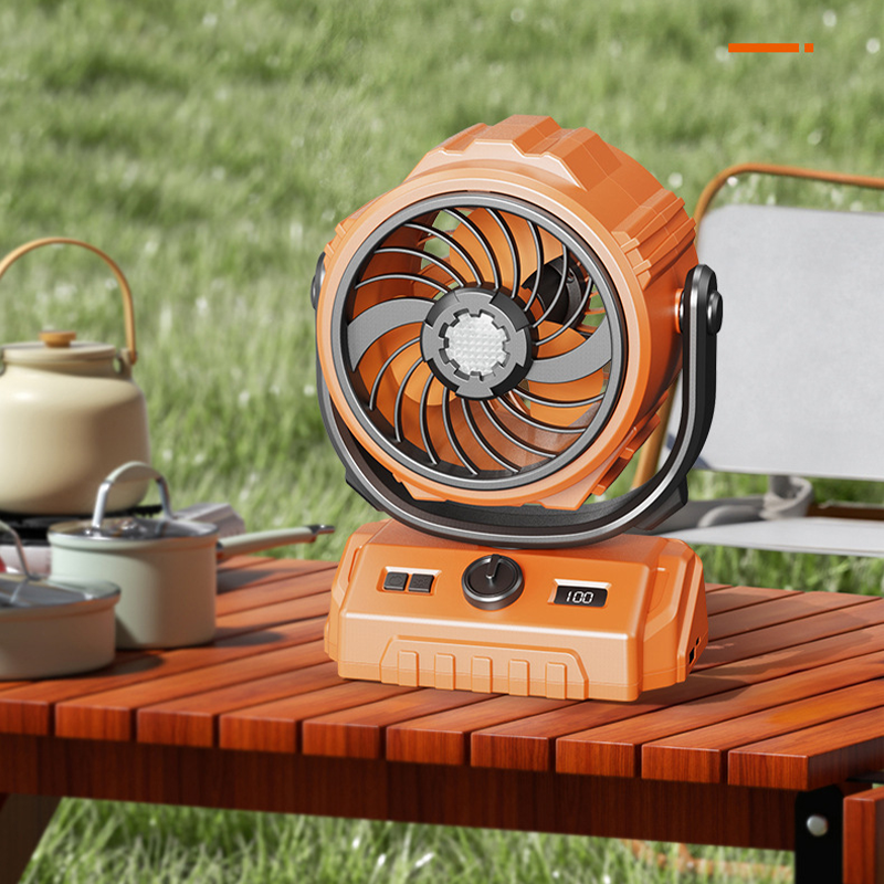 ⏳ Oferta por Tiempo Limitado ⏰ Ventilador Turbo de Camping 100 Velocidades – Recargable y Potente – Compacto, Silencioso y Larga Batería – Perfecto para Tiendas, Autocaravanas o Espacios de Trabajo al Aire Libre 🔋⛺✨