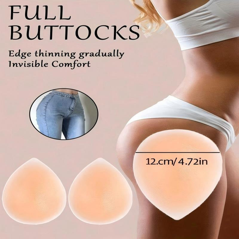 🍑 Curvas instantáneas ✨ Almohadillas de silicona para caderas: suaves y de aspecto natural. Añaden volumen y forma al instante. Cómodas para usar debajo de la ropa, perfectas para una silueta con más curvas 💃🌟