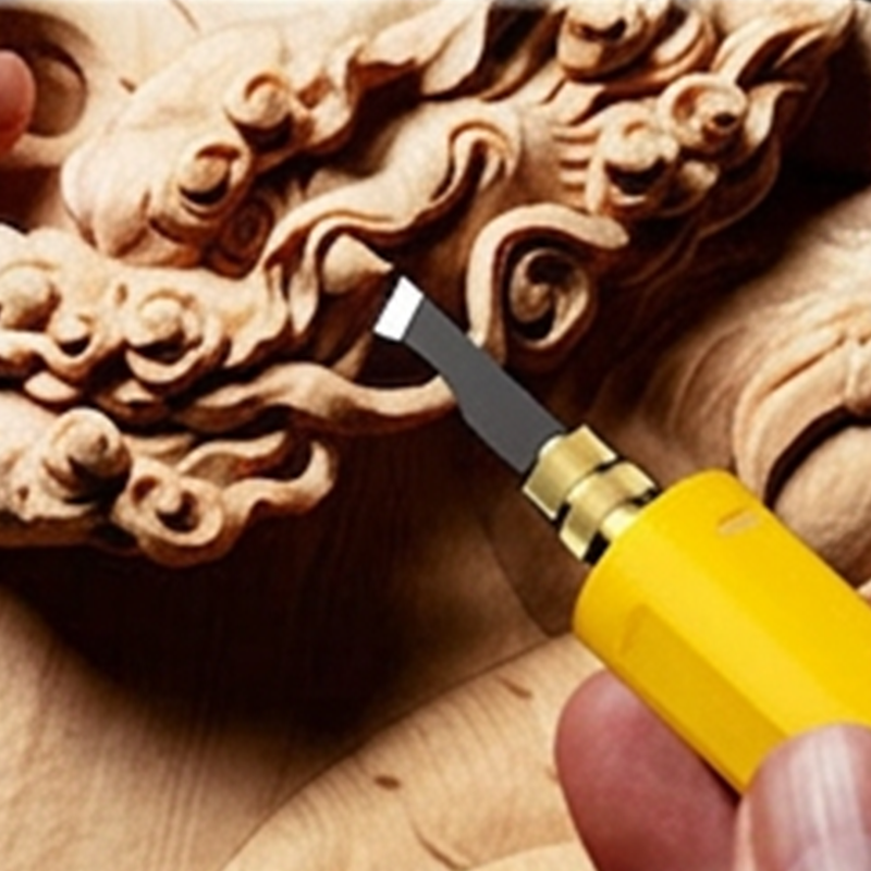 🪵⚡ ¡OFERTA 50% OFF! Máquina de Tallado Eléctrica Inalámbrica – Herramienta Profesional para Madera, Artesanía y Grabado ✨