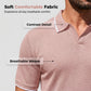 Camiseta Casual de Cuello en V para Hombre con Ribete de Contraste y Manga Corta para Verano