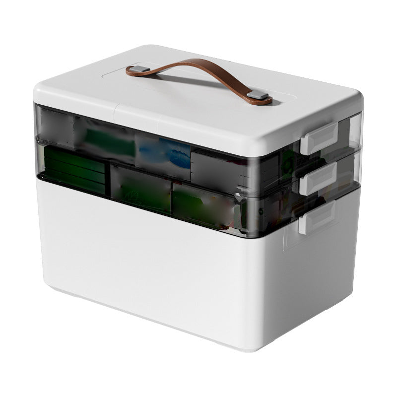 Organizador de Medicamentos Multicapa de Gran Capacidad
