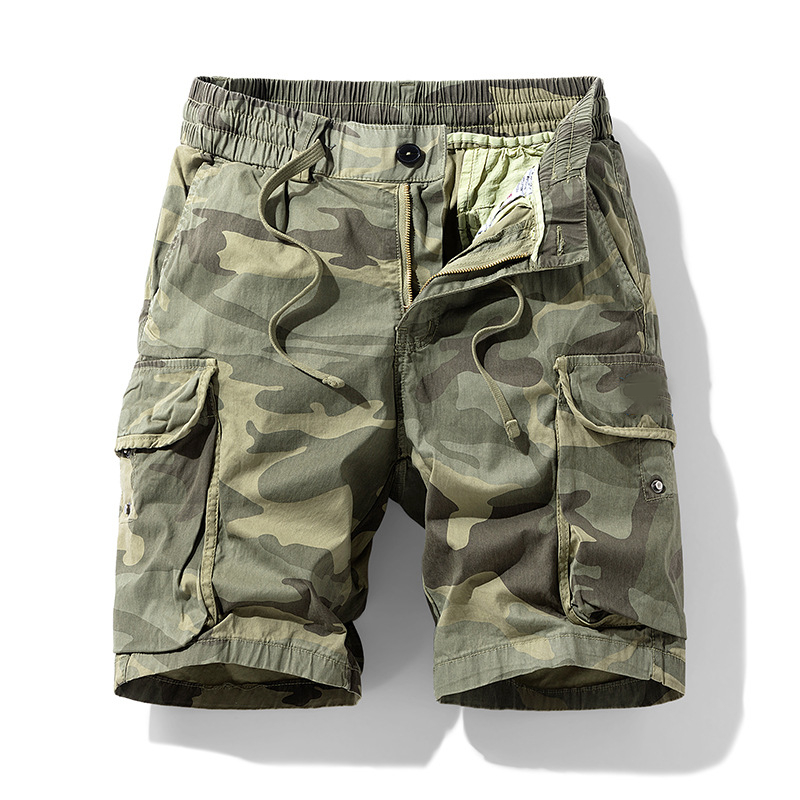 🩳 ¡OFERTA LIMITADA 50% OFF! ✨ Shorts Cargo Casuales de Corte Holgado para Hombre – Multibolsillos, Transpirables y Resistentes 🌲