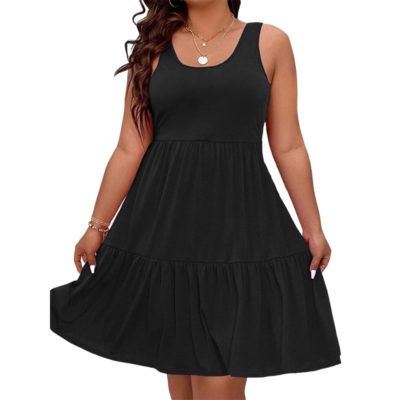 🎁 Nueva Llegada 50% DTO 💥 Vestido Sin Mangas hasta la Rodilla para Mujer