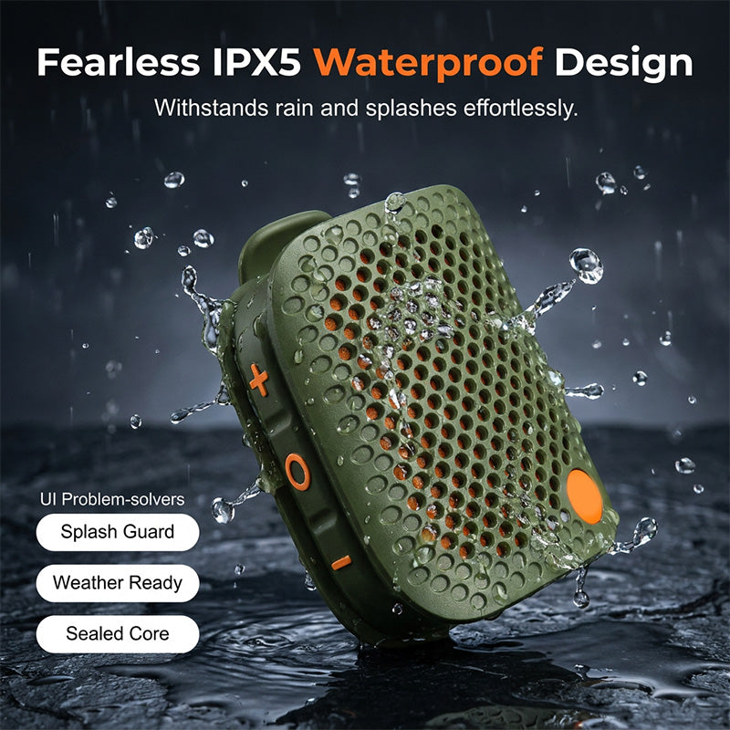 Portable Bluetooth altavoz con TWS estéreo IPX5 impermeable Mini altavoz inalámbrico