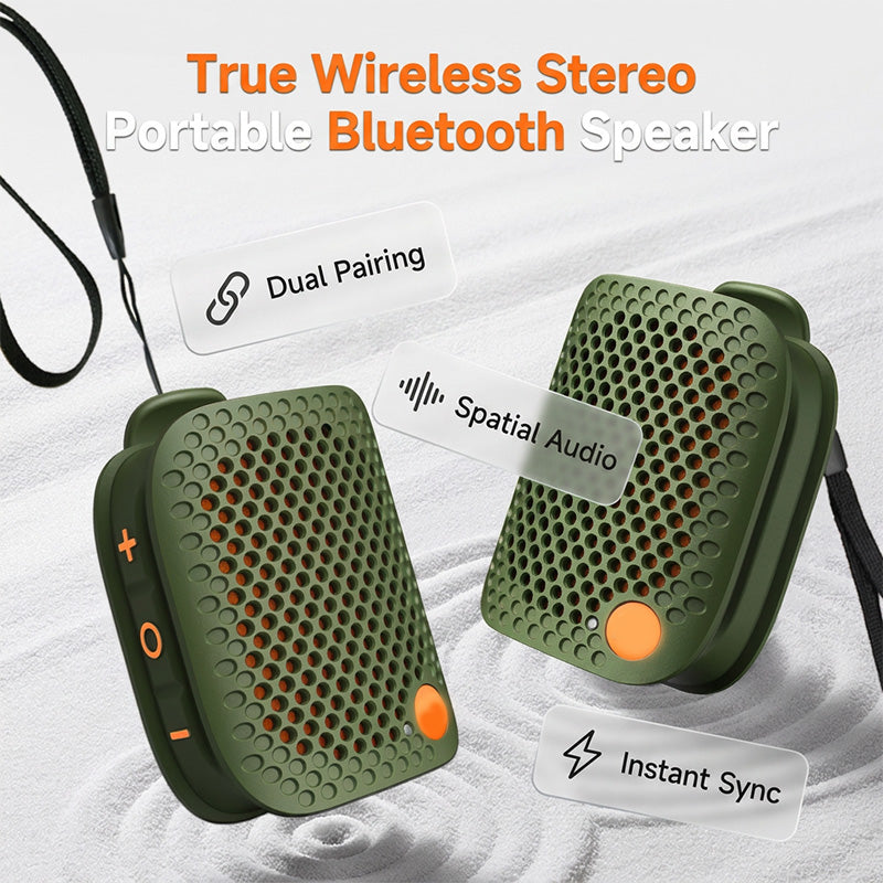 Portable Bluetooth altavoz con TWS estéreo IPX5 impermeable Mini altavoz inalámbrico