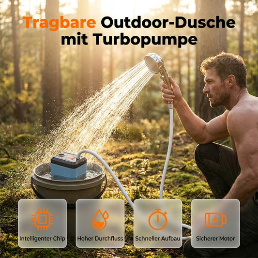 🏆 Último día de venta 50% de descuento 🔥 Ducha eléctrica portátil para camping y casas