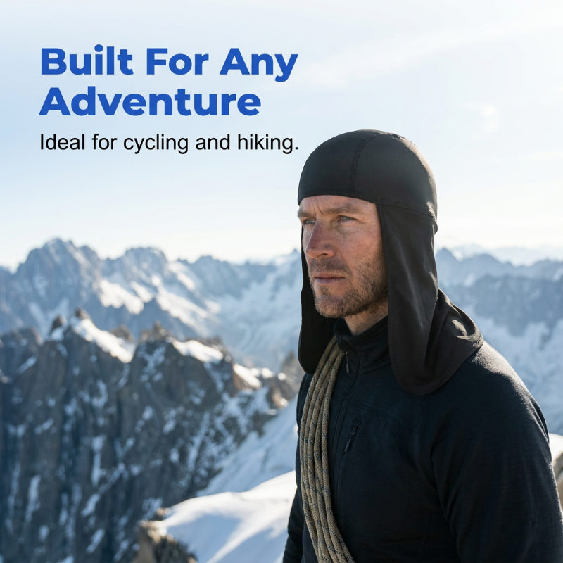 🧢 ¡COMPRA 1 Y LLEVA 2! ✨ Gorro Transpirable para Exteriores con Cubre Cuello – UPF50+, Micro-Malla, Compatible con Casco 🚴
