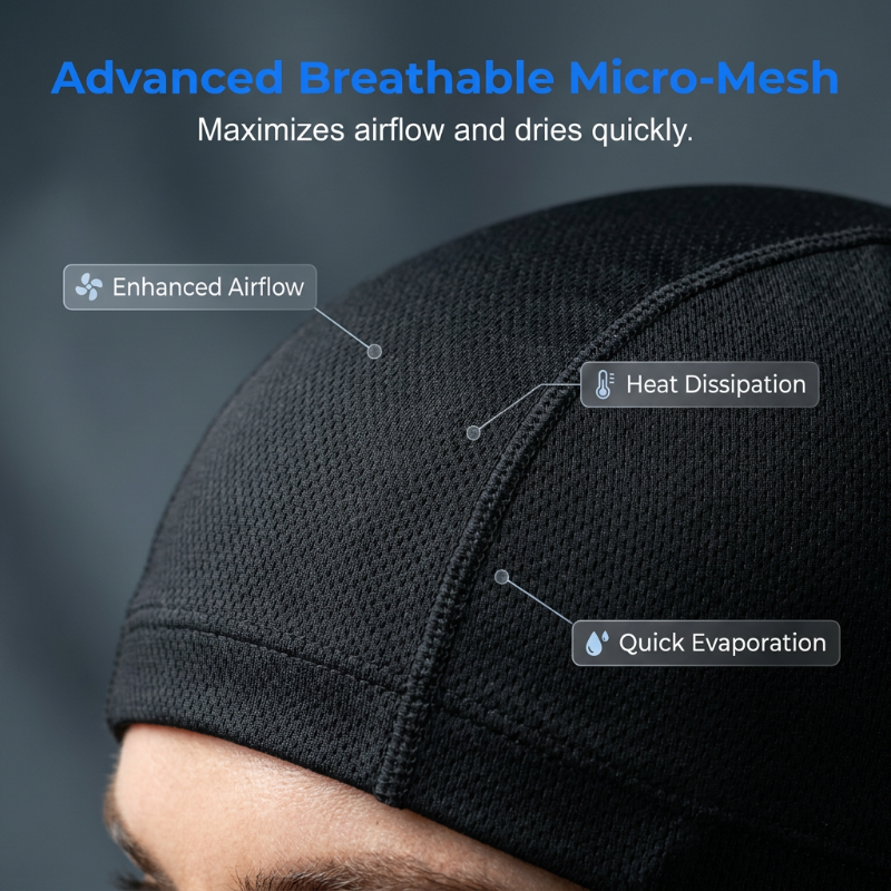 🧢 ¡COMPRA 1 Y LLEVA 2! ✨ Gorro Transpirable para Exteriores con Cubre Cuello – UPF50+, Micro-Malla, Compatible con Casco 🚴