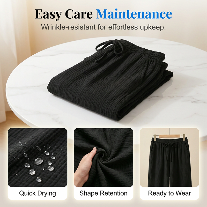 🌸 50% OFF NOW! 🌸Women’s Elastic Waist Cotton Loungewear Pants