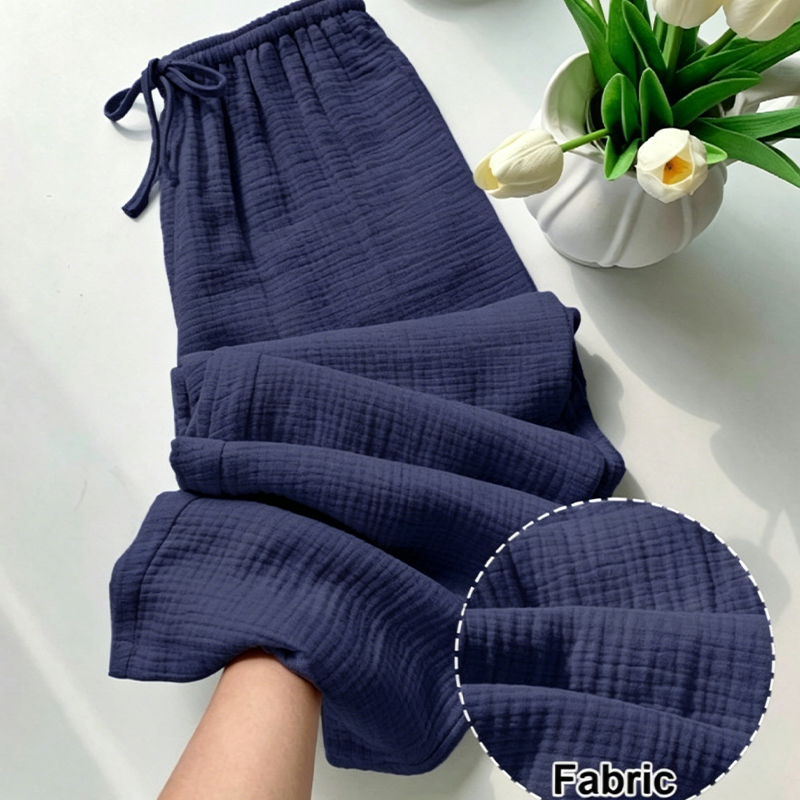 🌸 50% OFF NOW! 🌸Women’s Elastic Waist Cotton Loungewear Pants