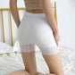 Pantalones cortos de seguridad de cintura alta de las mujeres con encaje cortos de control del vientre