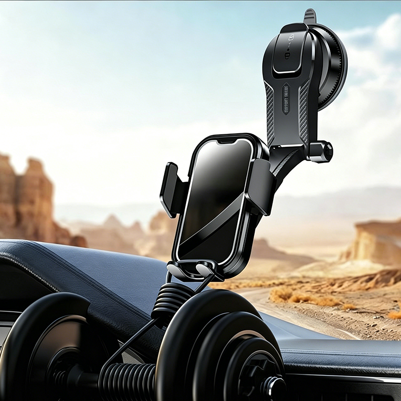 🚗 50% OFF NOW! ✨ Magnetic Suction Car Phone Mount – Nano vacuum, one-handed & multi-angle – Stable & secure for every drive 📱