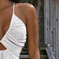 Vestido de verano sexy con cuello en V para mujer