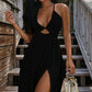 Vestido de verano sexy con cuello en V para mujer
