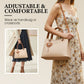 Elegante bolso tote para mujer con dije de corazón brillante