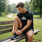 👕 LIMITED-TIME 50% OFF! ✨ Men's Short Sleeve T-Shirt & Drawstring Shorts Set – Geometric Print, Breathable, Versatile 🔥