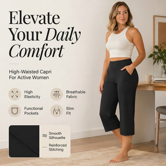 ⏳Time-Limited Special⏰Women's High-Waisted Stretch Cropped Pants