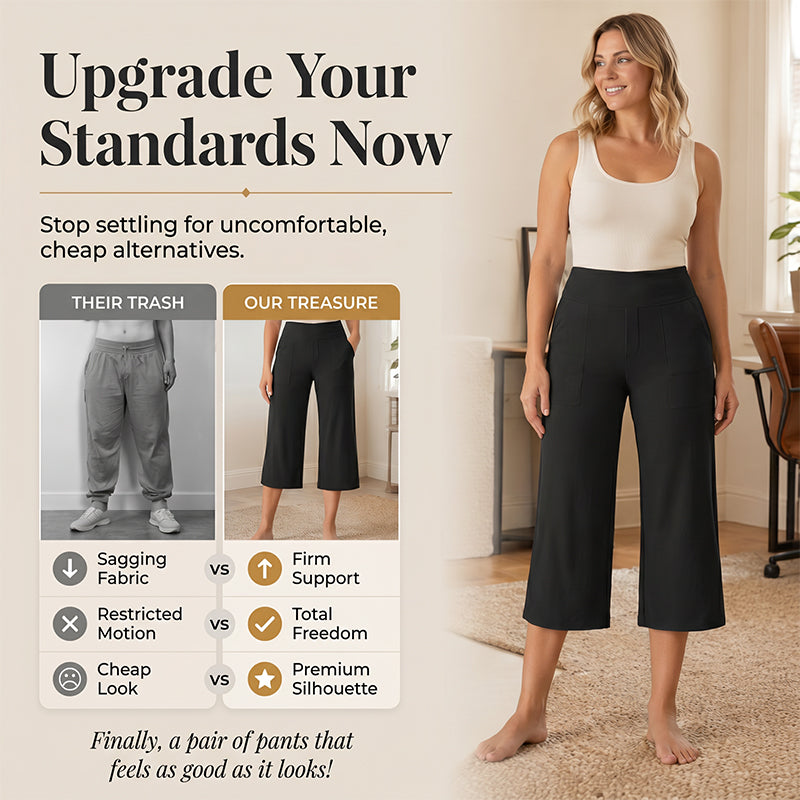 ⏳Time-Limited Special⏰Women's High-Waisted Stretch Cropped Pants