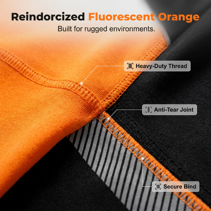 ⏰¡Oferta de Verano 50% OFF!!👕 Playera Deportiva de Bloques de Color Fluorescente para Hombre – Alta Visibilidad, Transpirable, Para Correr y Entrenar ✨