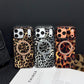 Funda para iPhone con Estampado de Leopardo Magnética
