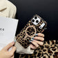 Funda para iPhone con Estampado de Leopardo Magnética