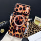 Funda para iPhone con Estampado de Leopardo Magnética