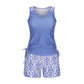 Traje de baño Tankini impreso de dos piezas para mujer