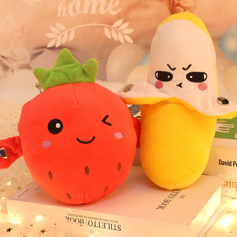 🍓🍌Fruit Sensor Beat Interactive Doll