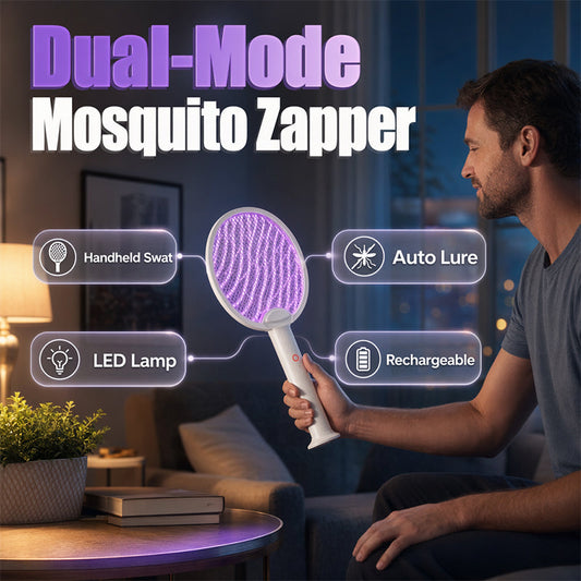📢📢50% OFF !! ⏰Raqueta Eléctrica Mata Mosquitos Recargable 2 en 1