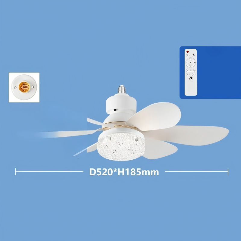 Ventilador de techo LED refrigerante 2 en 1