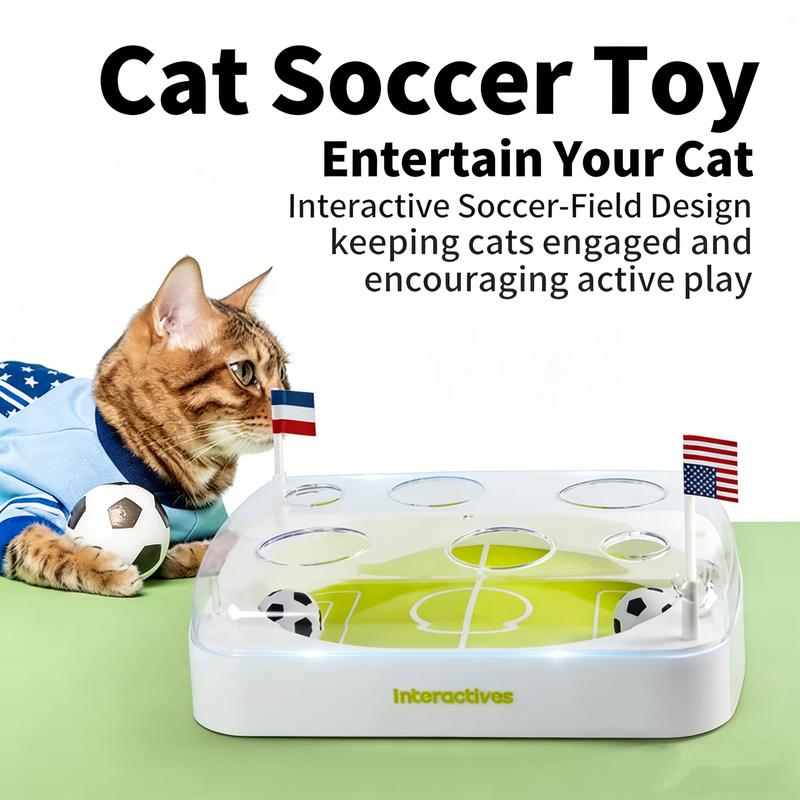 Interactive Cat Football Field Chasing Toy