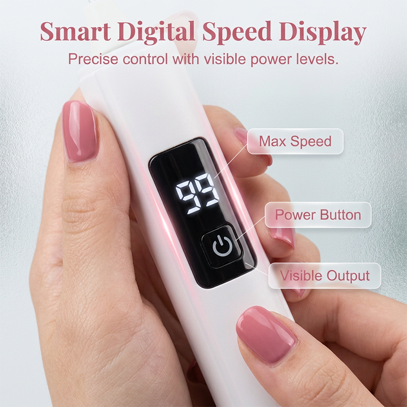 2026 GRAN OFERTA😎¡Más de 50 MIL UNIDADES VENDIDAS!💕Lijadora Eléctrica Profesional para Uñas – Alisa uñas gruesas, pantalla con 99 velocidades. Varios cabezales para dar forma y pulir. ¡Salón de manicura en casa!