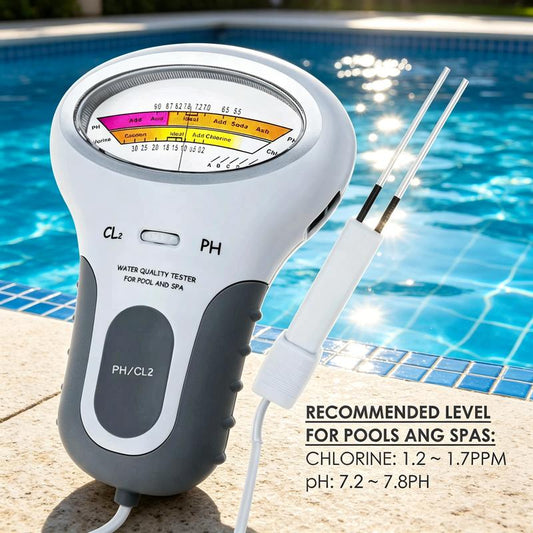 🔬💧 Medidor de pH y Cloro Cl2 – ¡50% DE DESCUENTO! Medición precisa de pH y cloro en la piscina – fácil, rápido y confiable. 🔥🏊