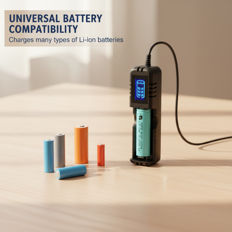⏳Oferta por Tiempo Limitado⏰Cargador Universal de Baterías de Litio con Pantalla LCD