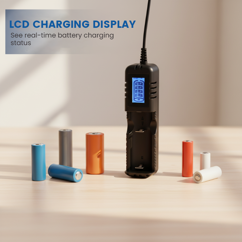 ⏳Oferta por Tiempo Limitado⏰Cargador Universal de Baterías de Litio con Pantalla LCD