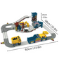 Set de tren y rieles interactivos para aventuras en una mina eléctrica