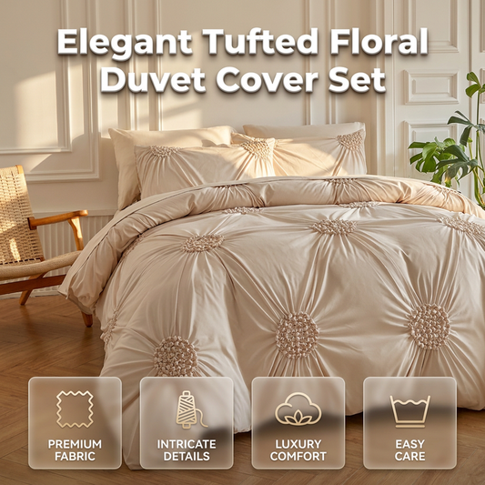 📢📢 ¡50 % de descuento! ⏰🎁 Elegante juego de ropa de cama con un sofisticado diseño plisado: comodidad con estilo para tu dormitorio🛏️✨