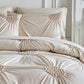 📢📢 ¡50 % de descuento! ⏰🎁 Elegante juego de ropa de cama con un sofisticado diseño plisado: comodidad con estilo para tu dormitorio🛏️✨