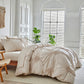 📢📢 ¡50 % de descuento! ⏰🎁 Elegante juego de ropa de cama con un sofisticado diseño plisado: comodidad con estilo para tu dormitorio🛏️✨