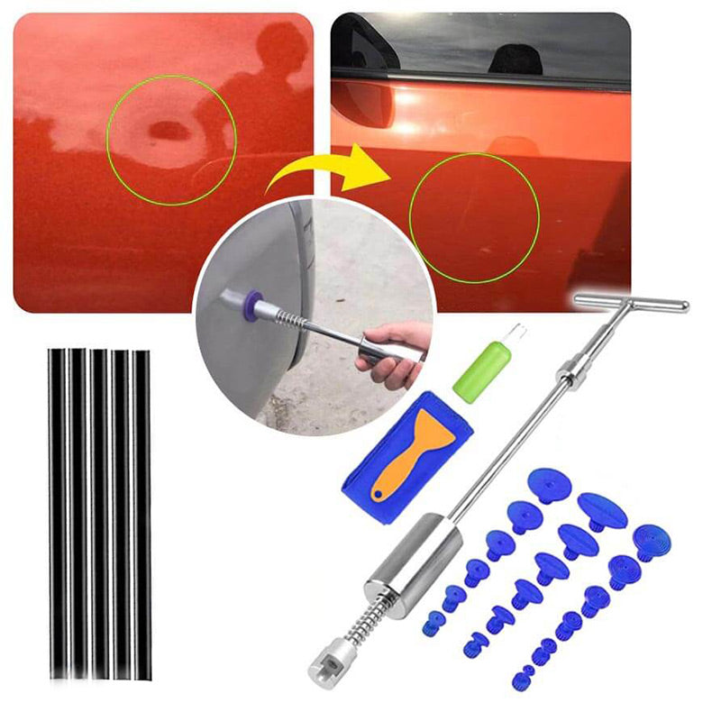 T-Bar Puller Car Dent Kit de herramientas de reparación