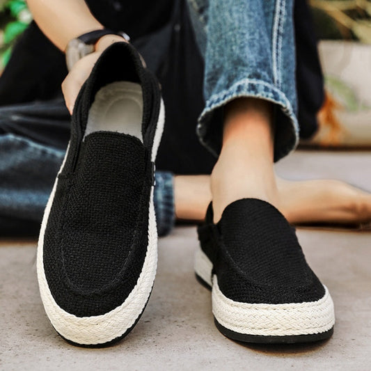 Zapatos Casuales de Lona sin Cordones para Hombre