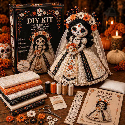 ⏳Oferta por Tiempo Limitado⏰Kit de novia esqueleto artesanal – completo, detallado, ¡perfecto para la decoración de Halloween!