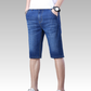 Pantalones cortos de denim ligeros de verano para hombre